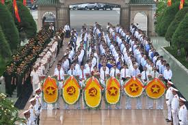 Церемония почтения памяти бойцов ВМС